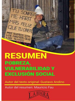 cover image of Resumen de Pobreza, Vulnerabilidad y Exclusión Social